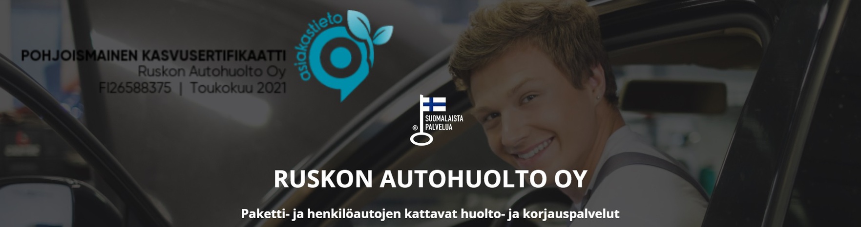 Kuva autohuoltoliikkeestä Ruskon Autohuolto Oy Oulu